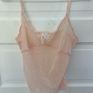 Abercrombie & Fitch Light Pink Lace Camisole